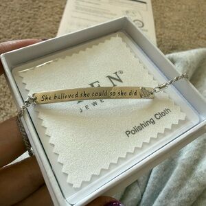 Sterling Silver Graduation Bracelet